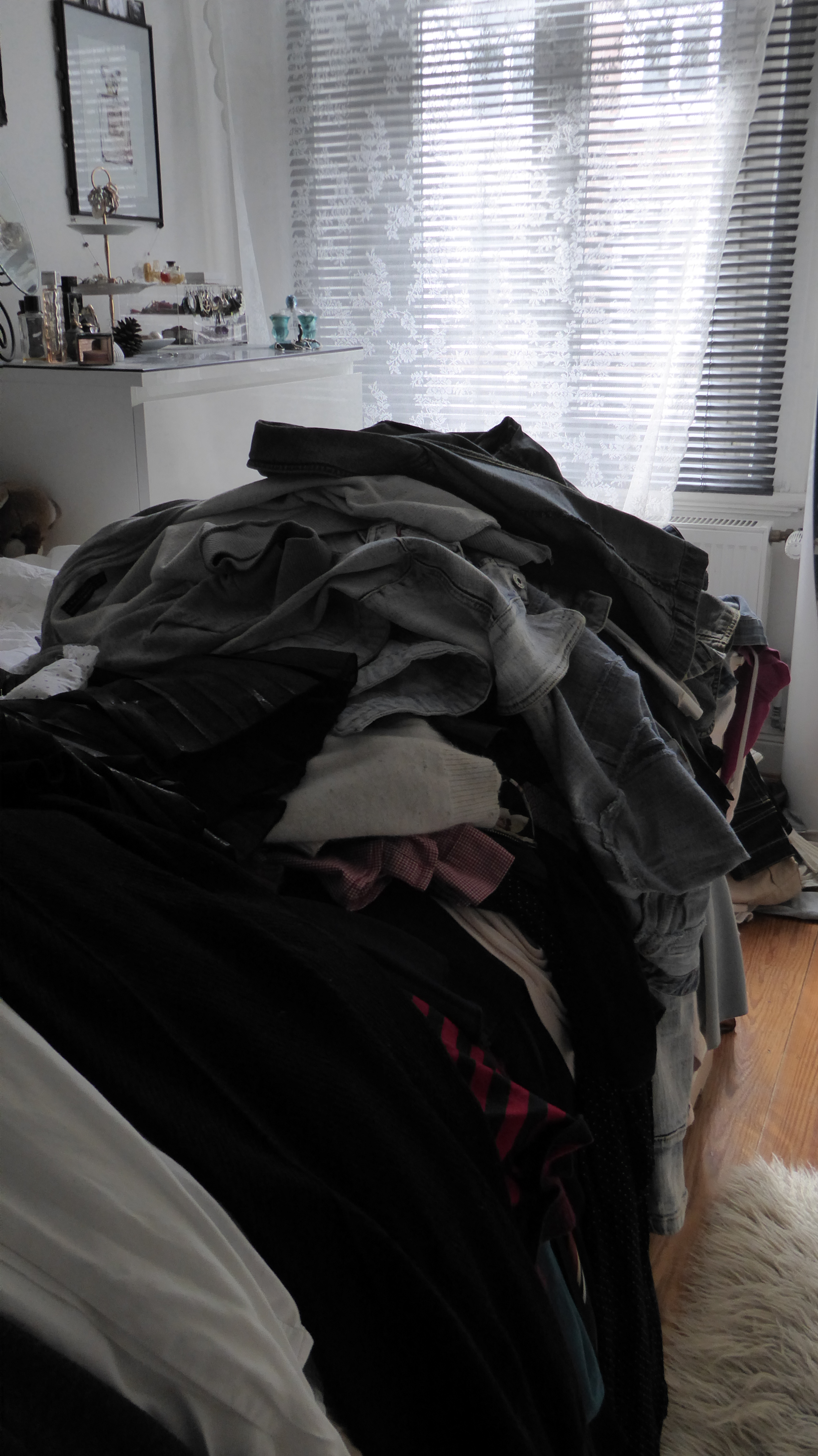 Ein Berg voller Klamotten